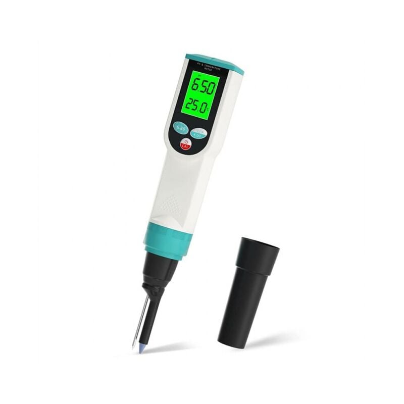 PH-Messgerät mit ATC-Lebensmittel-PH-Tester, wasserdichtes digitales Lebensmittel-PH-Messgerät mit hochpräziser PH-/Temperatursonde
