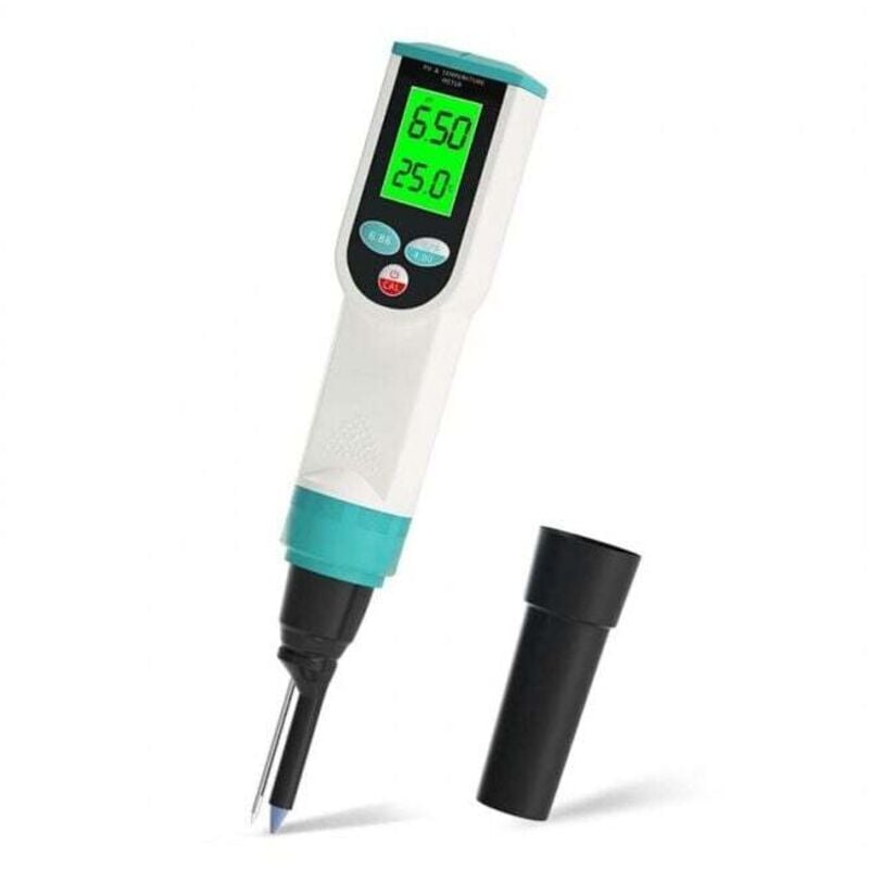 PH-Meter mit ATC-Lebensmittel-PH-Tester, wasserdichtes digitales Lebensmittel-PH-Meter mit hochpräziser PH-/Temperatursonde