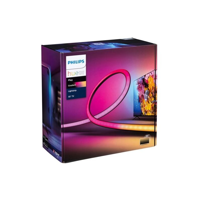 Philips farbverlauf led streifen fÜr fernseher von 55 bis 60 zoll 78475100