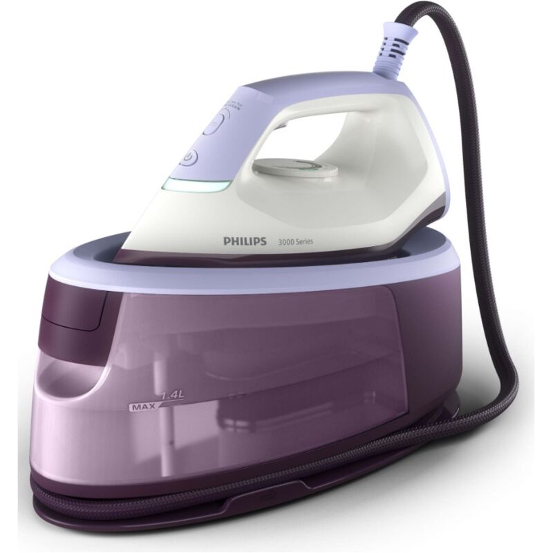 3000 Serie PSG3000/30 Dampfbügelstation 2400 w 1,4 l Keramiksohle Lila, White - Philips
