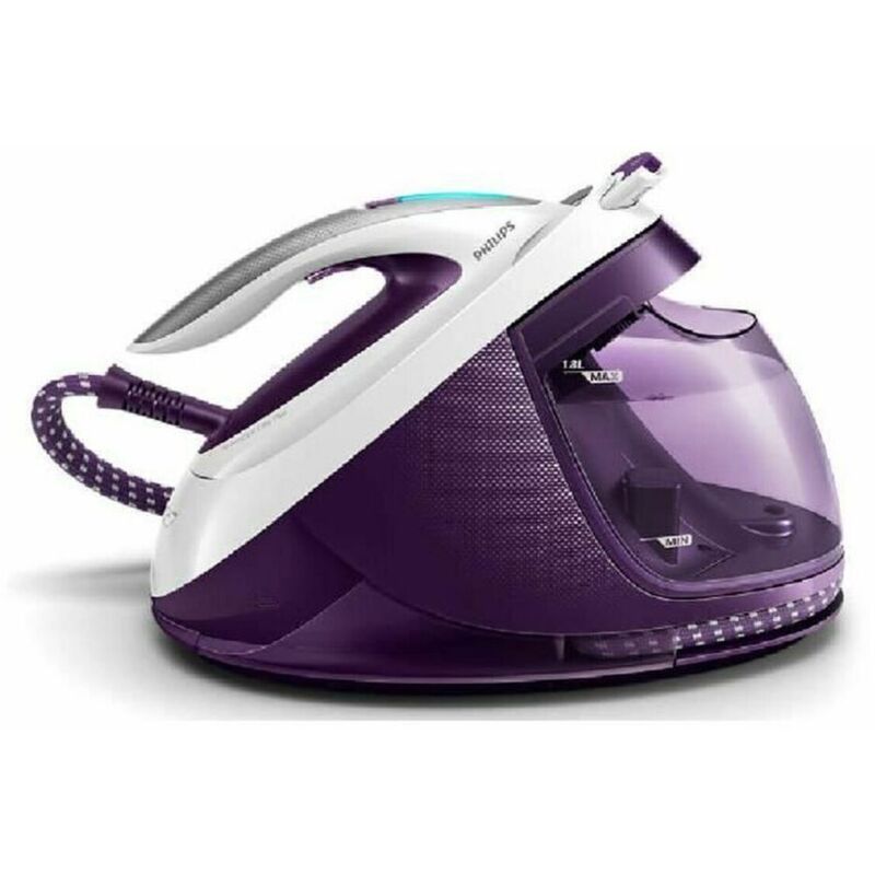 GC9660/30 Dampfbügelstation 2700 w 1,8 l Sohle de T-ionicGlide Purple, White - Philips