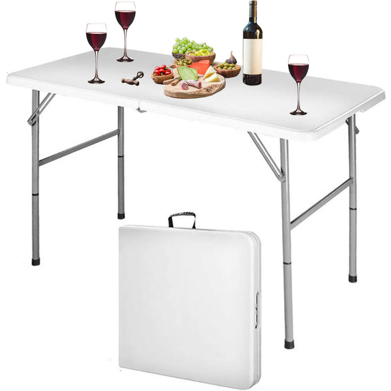 MaxxGarden Campingtisch Klappbar 120x60x75 cm - Klapptisch Camping - Tisch Klappbar Multifunktionstisch - Klapptisch Balkon - Campingtisch Faltbar