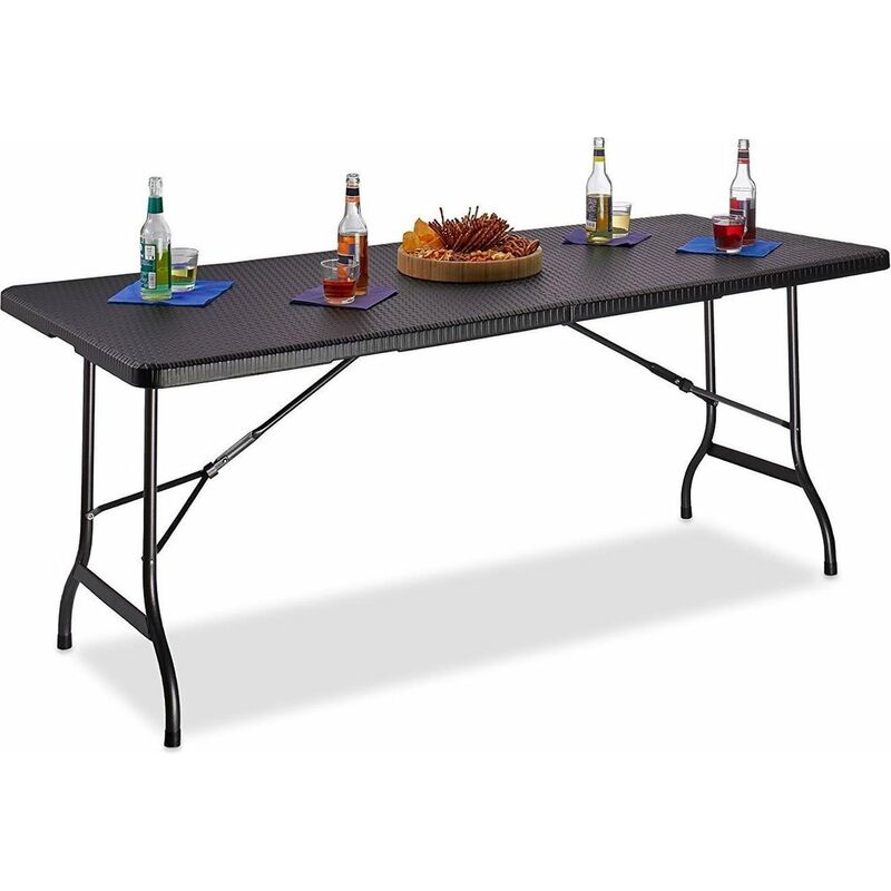 MaxxGarden Campingtisch Klappbar 180x75x74 cm - Klapptisch Camping - Tisch Klappbar Multifunktionstisch - Klapptisch Balkon - Campingtisch Faltbar