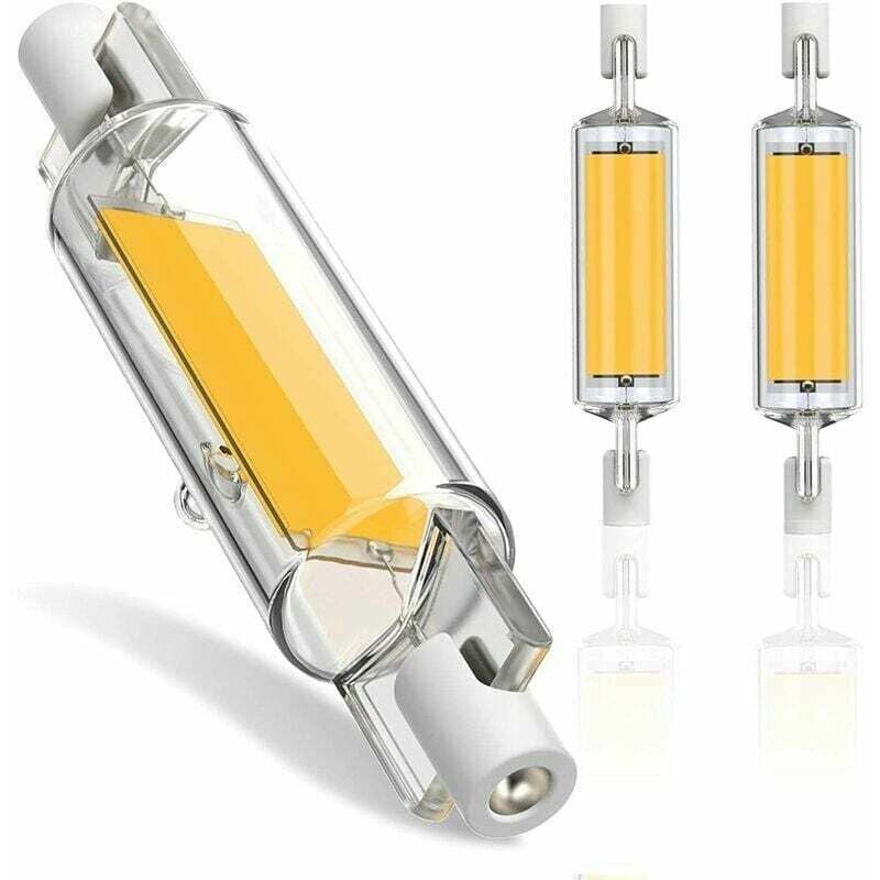 Rose - R7S LED-Lampe, 78 mm, dimmbar, 10 w, R7S COB-LED-Lampen, R7S led, 78 mm, hohes Licht, warmweiß 3000 k, R7S LED-Lampe 1000 lm,