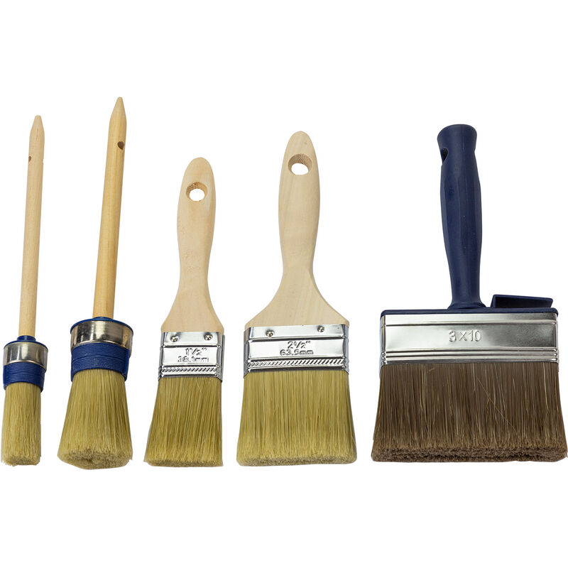 Dema - Pinsel Pinselset Farbrolle Malerroller Malerset Malerpinsel Flachpinsel 5-tlg.