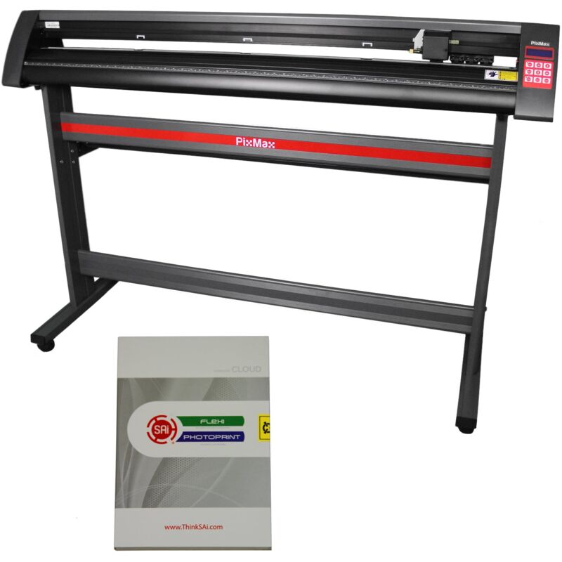 PixMax XL 1510mm Schneideplotter Plotter Folienplotter Folienschneider Schneidplotter Plotten mit 3 x Roland Schneidemesser mit Flexi Starter
