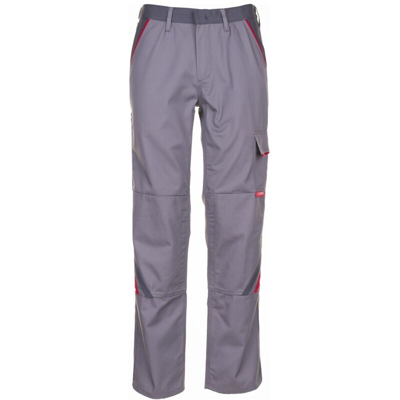 Planam Bundhose Highline Gr. 42 zink/schiefer/rot