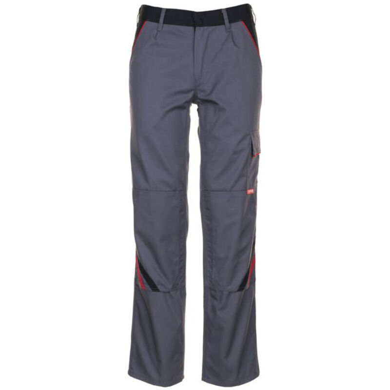 Bundhose highline 2322 schiefer/schwarz/rot, Gr. 48 - Planam