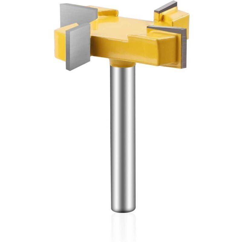 Oberflächenfräser, Nutfräser, 8-mm-T-Fräser, für Türen, Tische, Regale, Wände und mehr