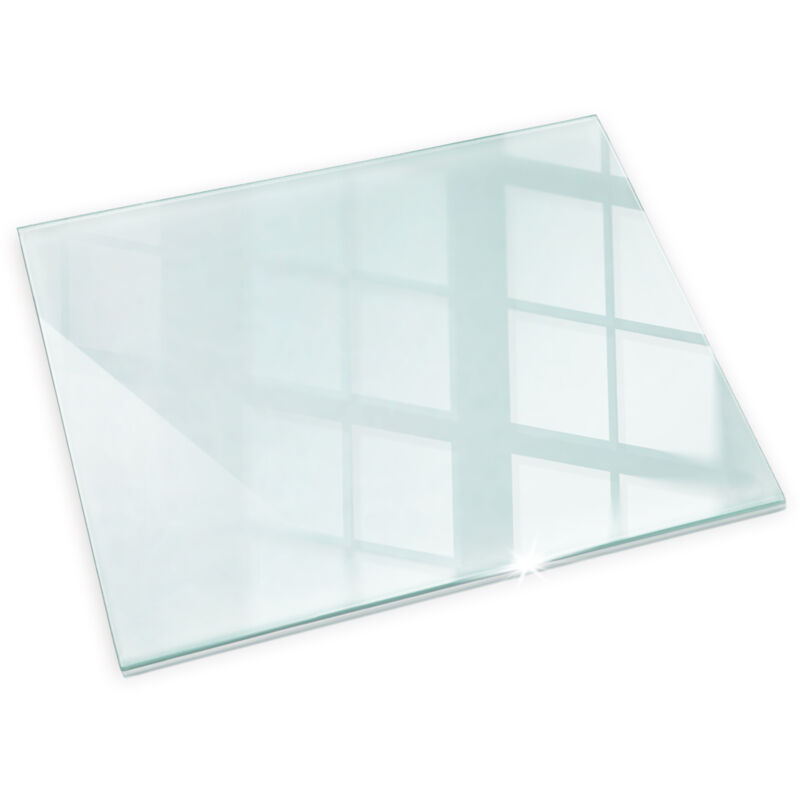 Kaminofen Glasplatte Kaminplatte Kaminglas Ofenglas gehärtetem Glas 60x40 cm Rechteckig Hitzeschutz für Kamin Bodenplatte Funkenschutzplatte Klarglas