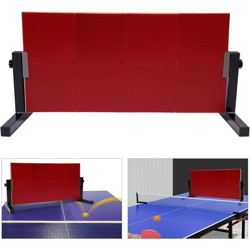 Tischtennis Return Board Pro Return Board Trainingsgerät Ping Pong Sparring Rebound Board für Indoor-Selbsttraining Tischtennistisch Arbeitsplatte