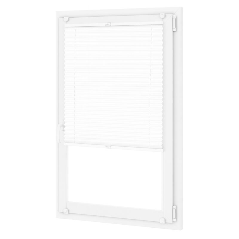 PLISSEE-ROLLO 30x100 cm - PLISA weiß, nicht-invasive Montage, Aluminiumprofile, hohe Qualität PLISSEE-ROLLO 38x100 cm - PLISA weiß, nicht-invasive