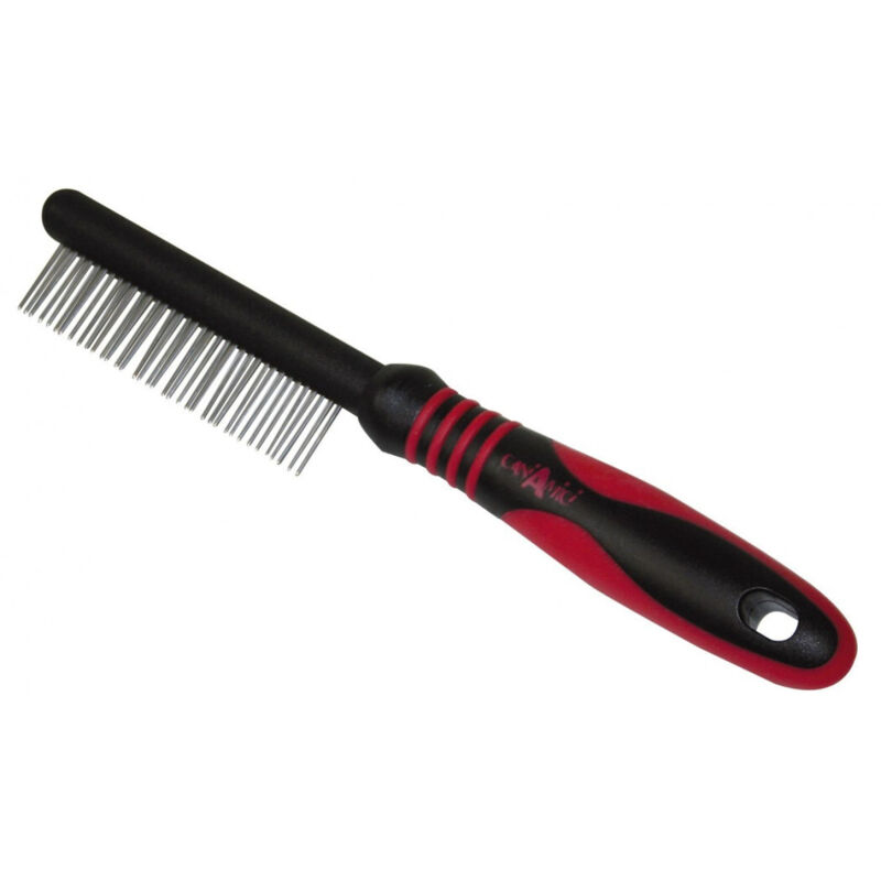 Trade Shop Traesio - Trade Shop - Pettine Entfernen Sie Flöhe für Hunde aller Rassen Haare für Floh Entfernung -