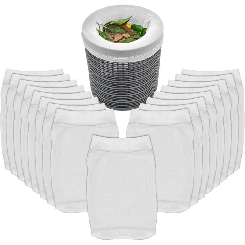 Pool-Skimmer-Socken, Pool-Filter-Socken, wiederverwendbarer und super dehnbarer Pool-Skimmer-Vorfilter zum Auffangen von Pollen, Blättern, Haaren,