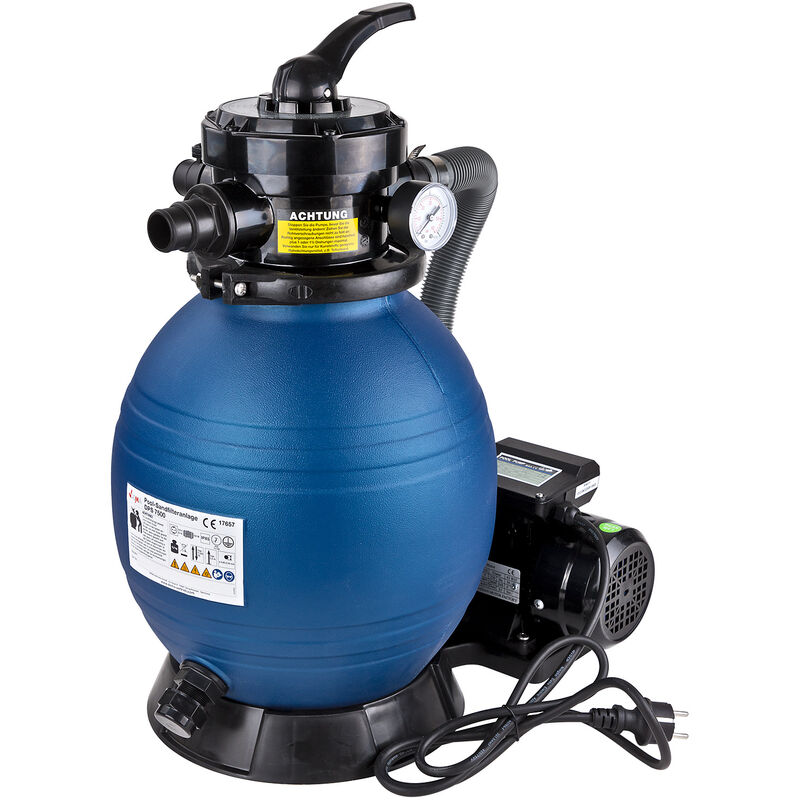 Dema - Pool Swimmingpool Sandfilteranlage Filteranlage Filter Sandfilter DPS7500 L/Std.