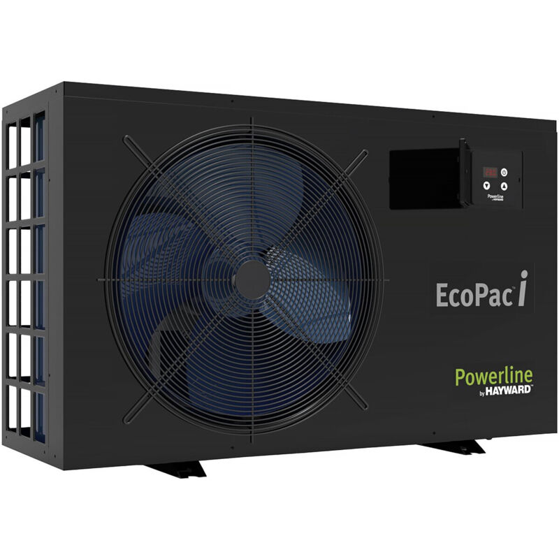 Pool-Wärmepumpe 8kw - Inverter - 'Ecopac by Hayward' - Schwarz