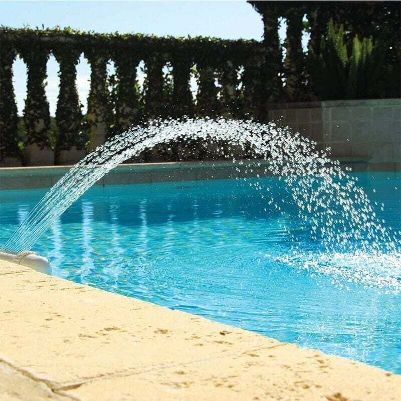 Poolbrunnen Kaskade, Überirdischer Pool Wasserfall, Outdoor Pool Accessoire, Pool Accessoire, Verstellbarer Beckenbrunnen Wasserhahn, Pool