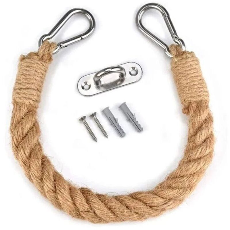 Porte-papier toilette,porte-serviette en corde de chanvre industrielle décoration pour toilette salle de bain baignoire 50cm