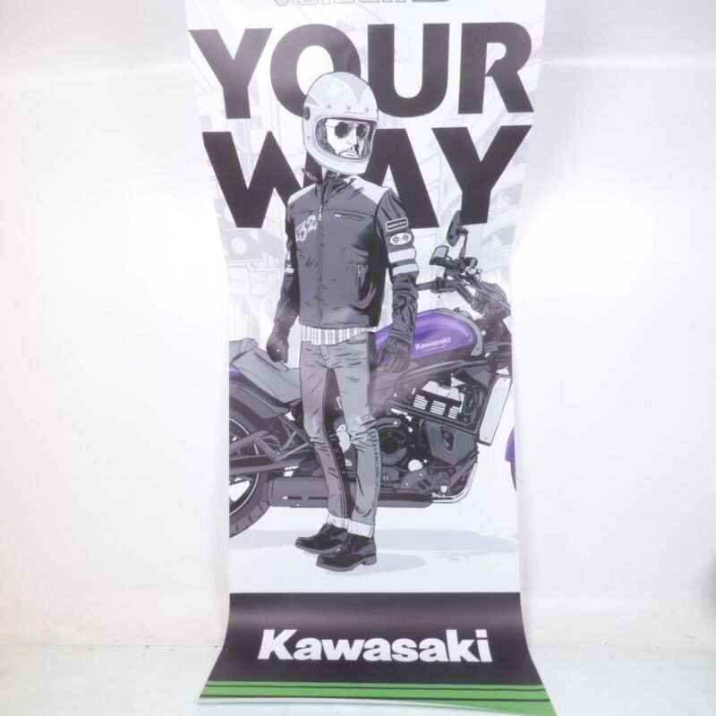 poster poster werbetafel original für motorrad kawasaki vulcan s