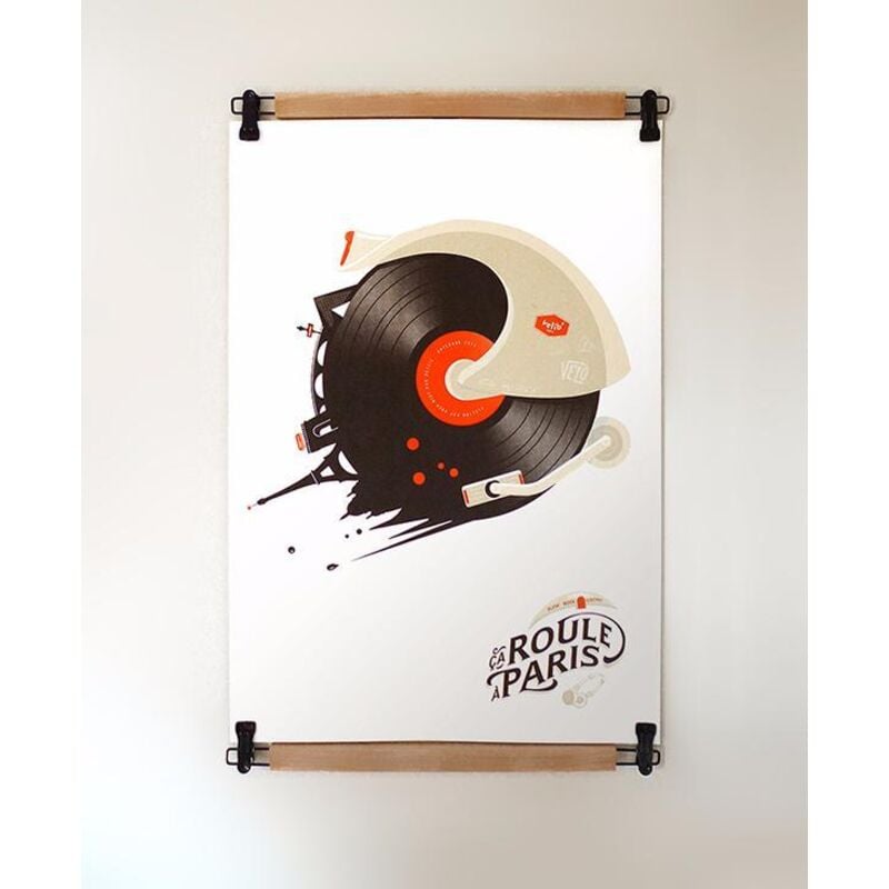 Porte Affiche Poster Pant - pince suspension de poster 60 cm