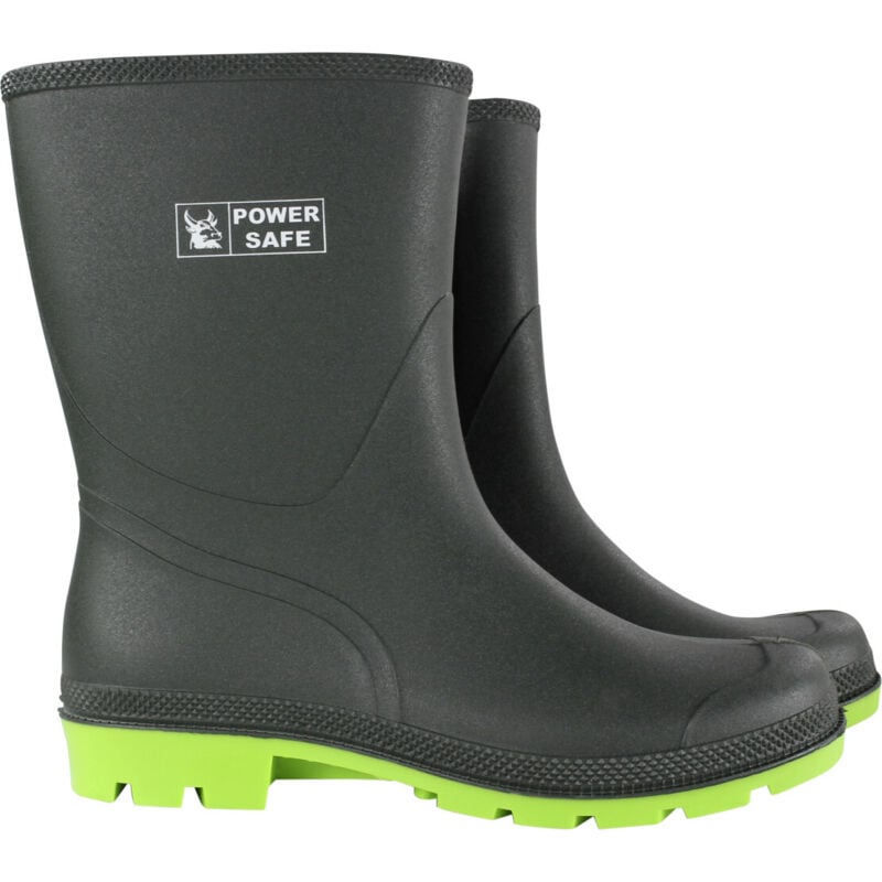 Power Safe PVC-Stiefel halbhoch grün Arbeitskleidung