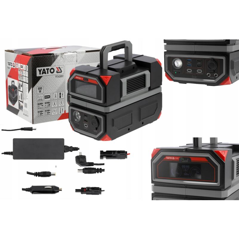 Powerstation, Stromspeicher, Energiespeicher 600W, 504Wh, 230V USB-C