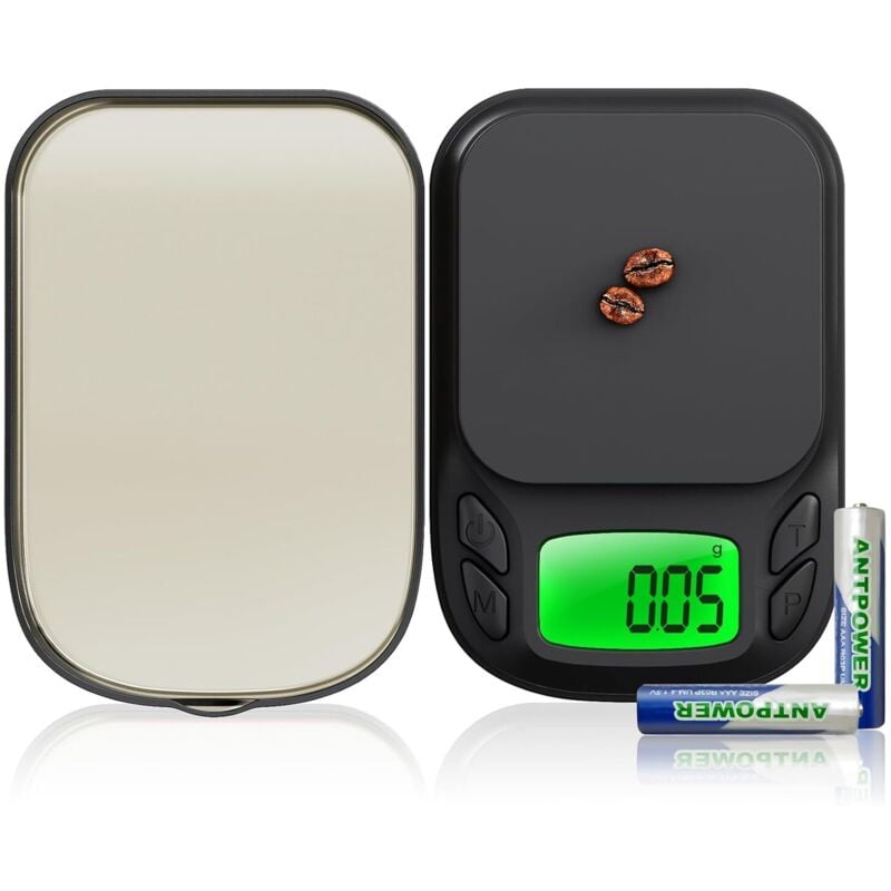 Präzisionswaage für Münzen und Gold mit einer Genauigkeit von 1000 g / 0,01 g, Mini-Multifunktions-Digitalwaage mit Kalibrierungs- und Tarafunktion,