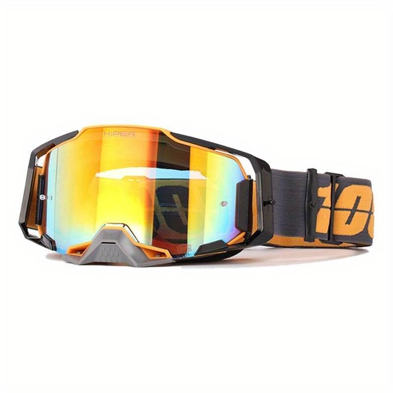 Premium Motocross-Brille – HD-Linse, beschlagfrei, perfekt für Motorrad, Ski, Mountainbike und Radfahren