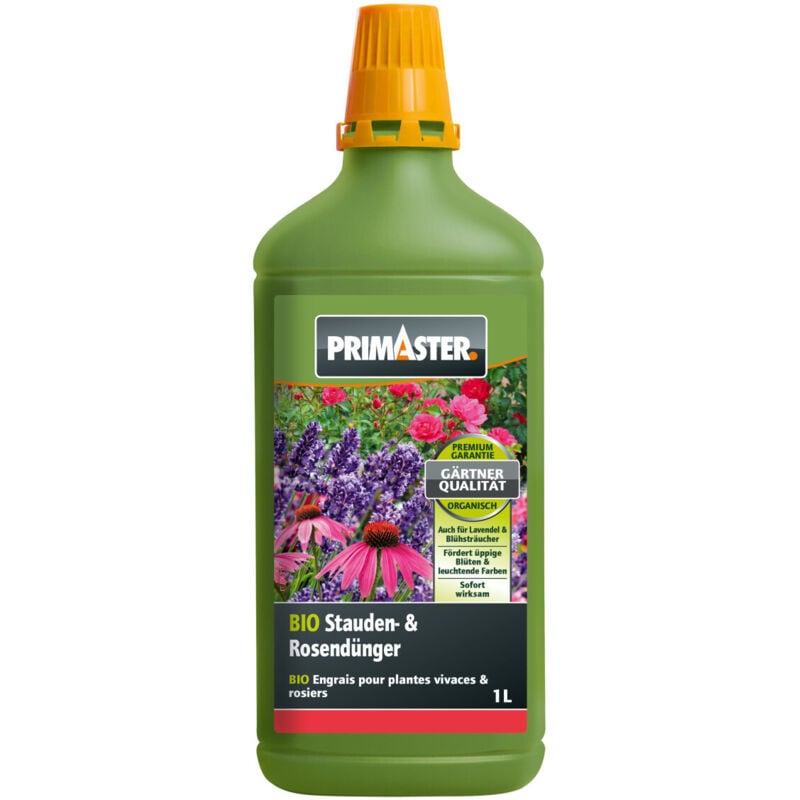 Primaster Bio Flüssigdünger Stauden- & Rosen 1 l Dünger