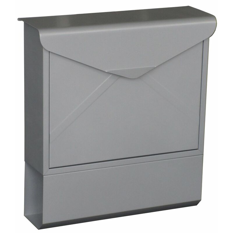 Primaster - Briefkasten Xin silber Postkasten Wandbriefkasten