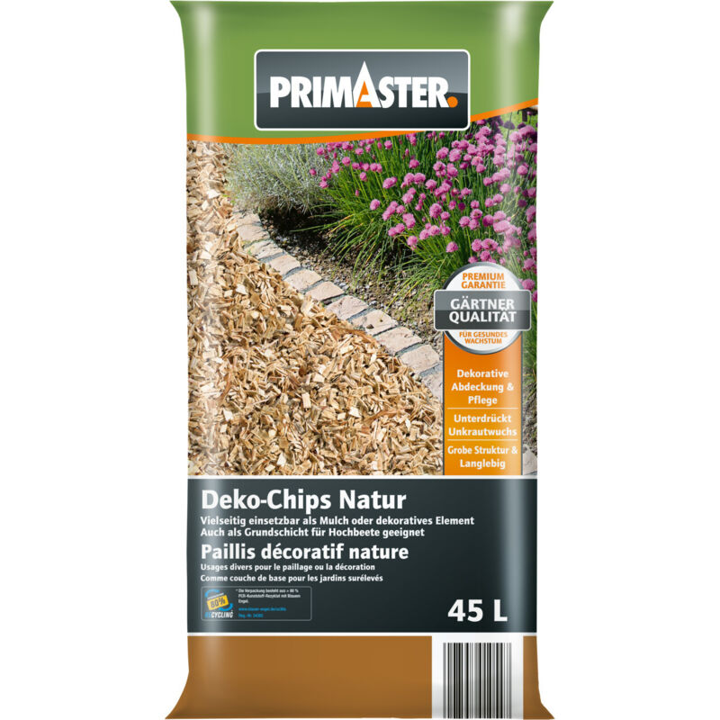 Deko - Holzchips Natur 45 l Deko Chips - Primaster