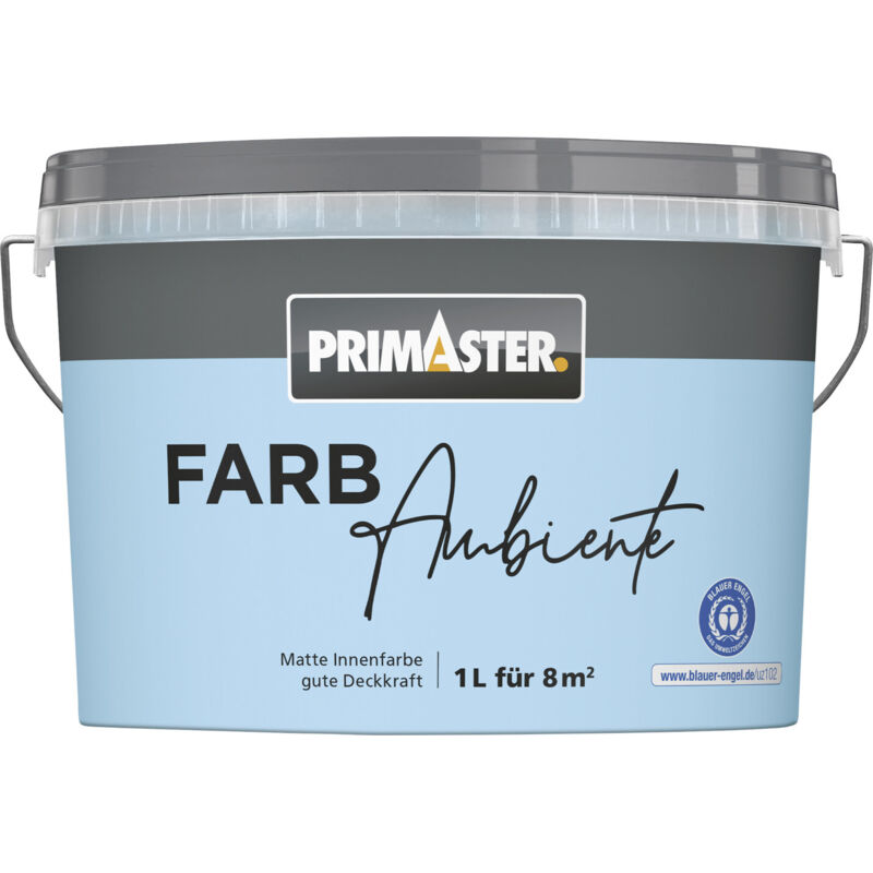 Primaster Farbambiente Wandfarbe matt himmelblau 1 L Innen