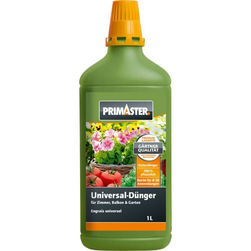 Primaster - Flüssigdünger Universal Dünger Pflanzendünger Beet 1l Sofortwirkung