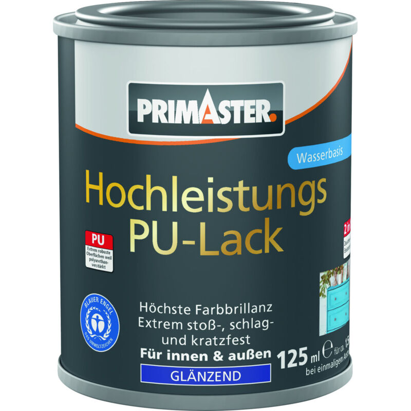 Primaster Hochleistungs PU-Lack elfenbein glänzend 125 ml Lack