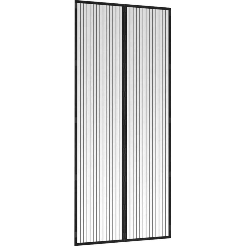 Primaster - Fliegengitter 95cm x 215cm Insektenschutz Magnetvorhang kürzbar