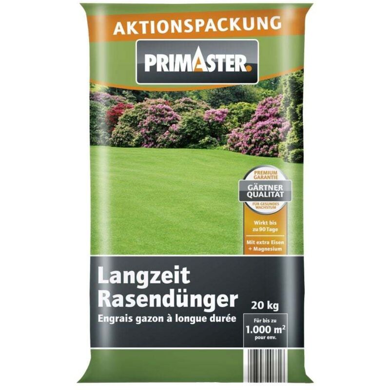 Primaster - Rasendünger mit Langzeitwirkung Gartendünger Dünger Rasen
