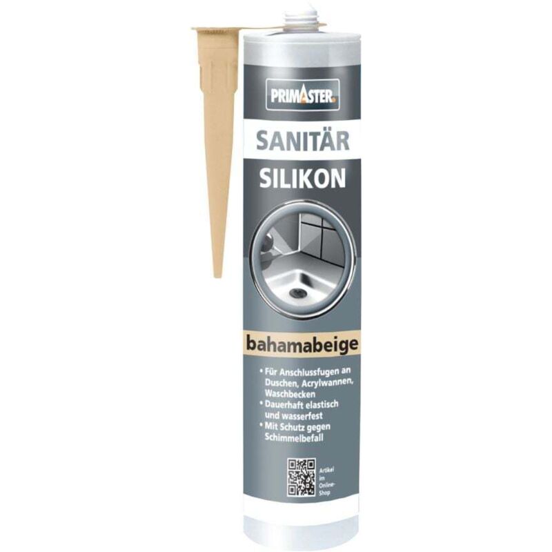 Primaster - Sanitär Silikon bahamabeige 310 ml Sanitär Silikon