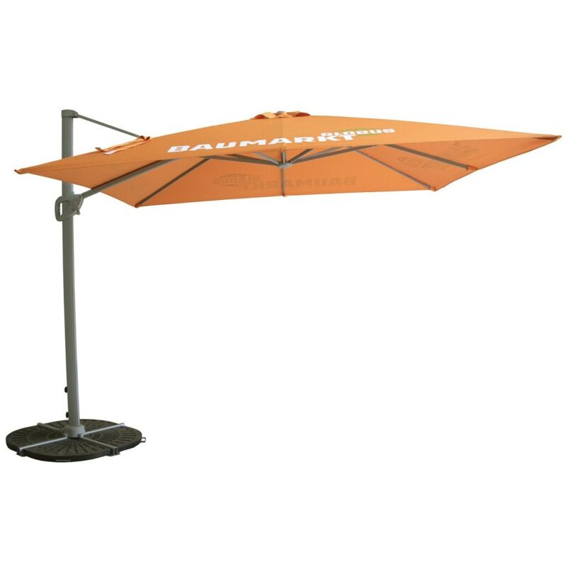 Primaster - Sonnenschirm Globus Baumarkt 296 x 296 cm Marktschirm