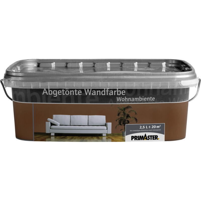 Primaster - Wandfarbe Wohnambiente 2,5L Cappuccino Matt Innenfarbe Deckenfarbe