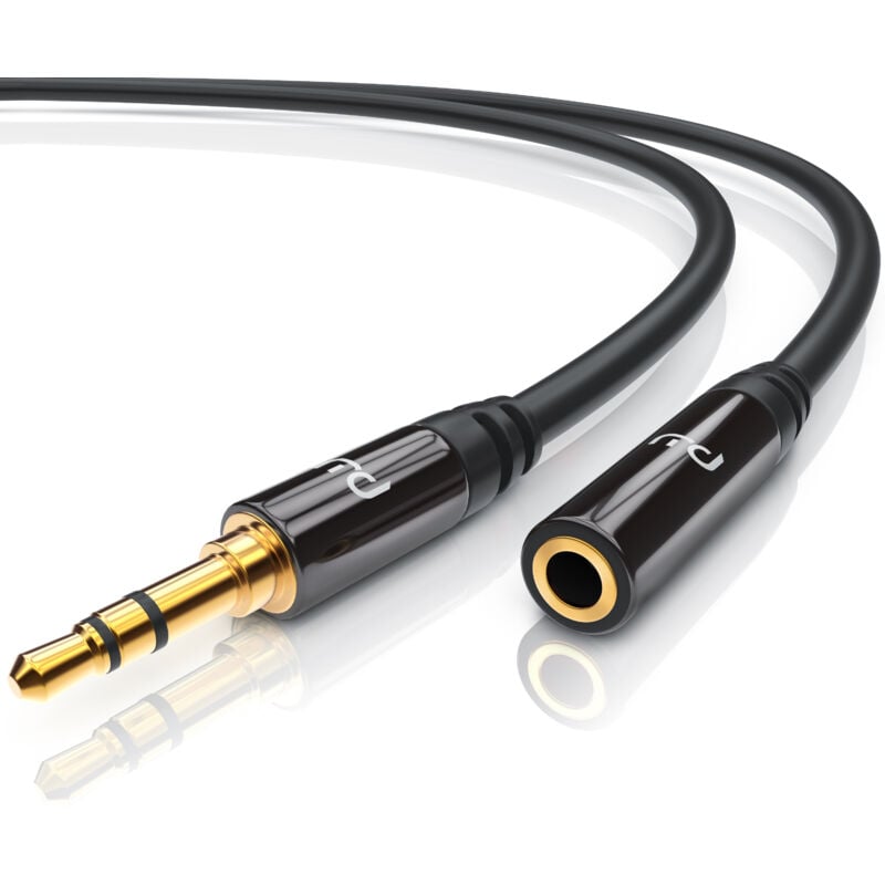 Primewire - 3,5-mm-Klinke Audio-Kabel, aux, HiFi Audio Klinkenkabel / Verlängerungskabel - 10m