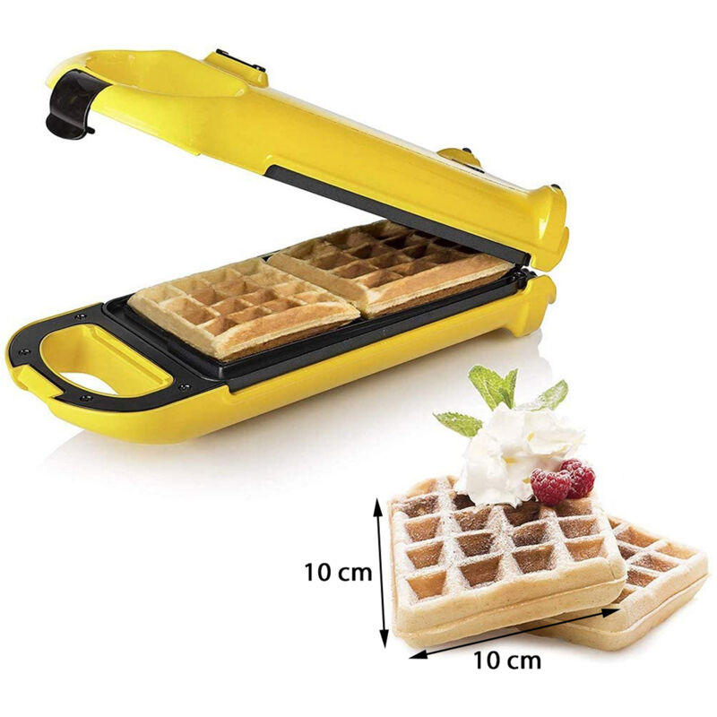 Princess - Waffeleisen Flip für 2 Waffeln Drehfunktion 700W Antihaftbeschichtung