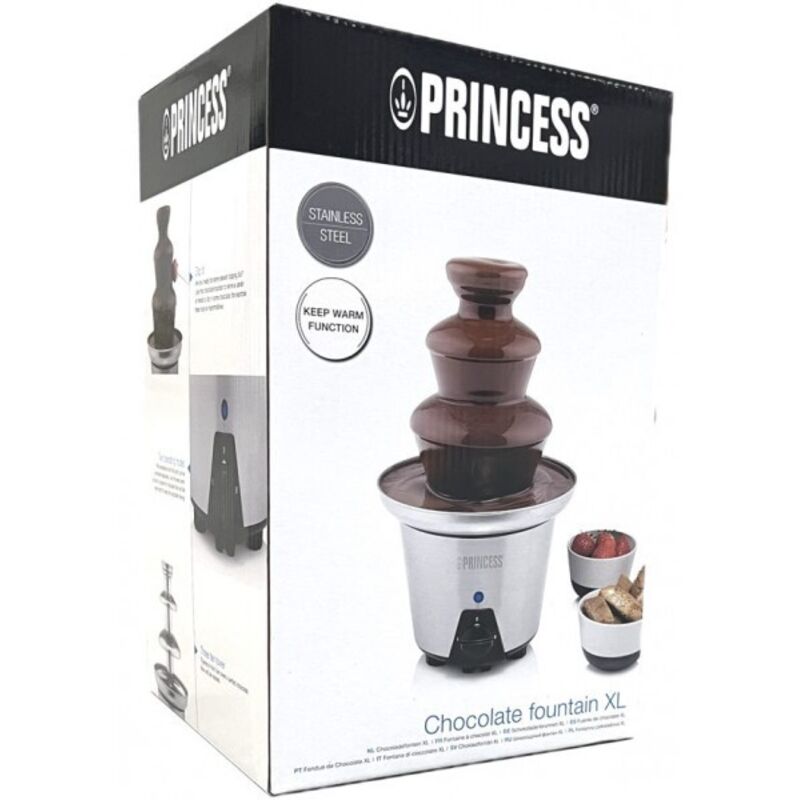 Schokobrunnen für Schokoladenfondue & Schokofrüchte - 32cm, 90 Watt