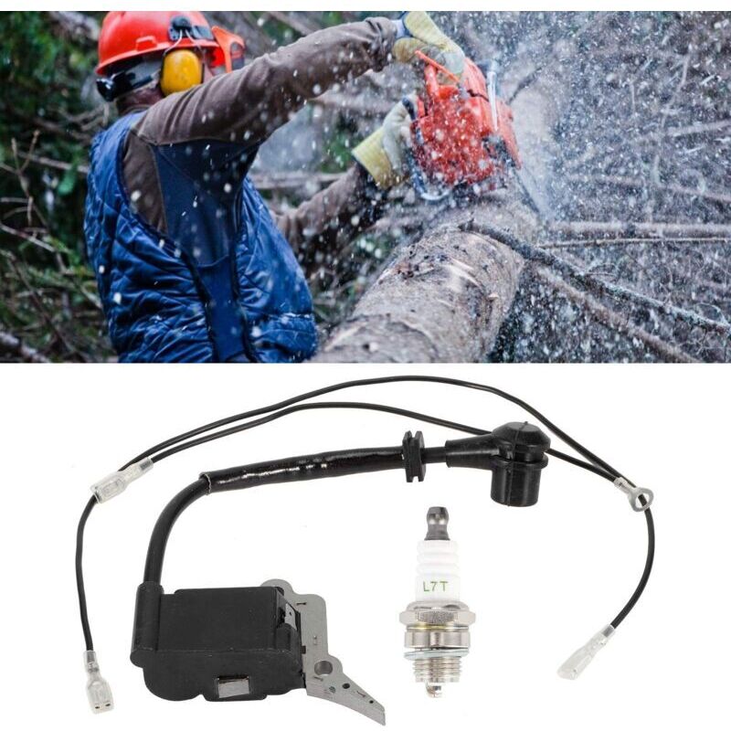 Professionell gefertigte Gummi-Kettensägen-Zündspule, hochpräzise, langlebige Kettensägen-Ersatzteile, für 2500 25CC-Kettensäge