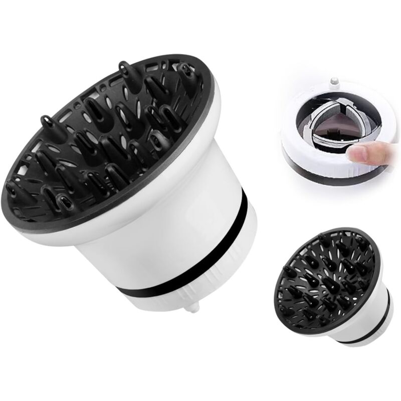 Professioneller föhn diffusor aufsatz für locken testsieger,Diffusor Aufsatz Universal,Verstellbarer Haartrockner-Diffusor für Lockiges und Welliges