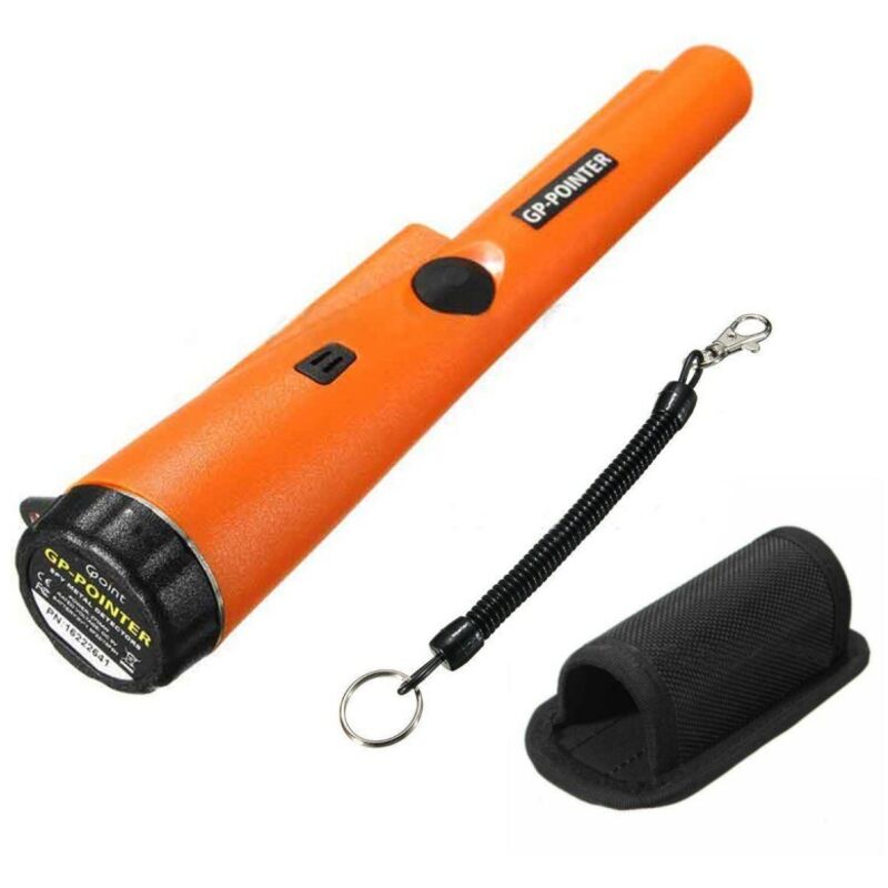 Professioneller Metalldetektor-Pointer, tragbarer, wasserdichter Metalldetektor-Pointer für Gold und Metallmünzen, orange
