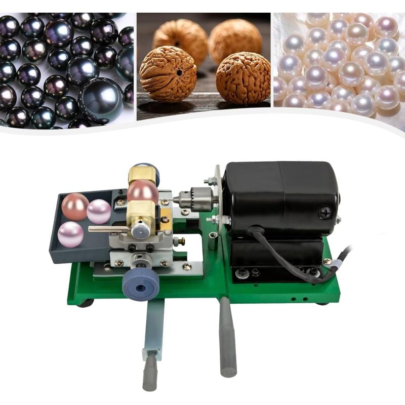 Profi Perlen Bohrmaschine, 220v Bernstein Schmuck Bohrung Bohrer Lochmaschine, 1500rpm Profi Perlen Bohrmaschine, Mit Einem Durchmesser Von