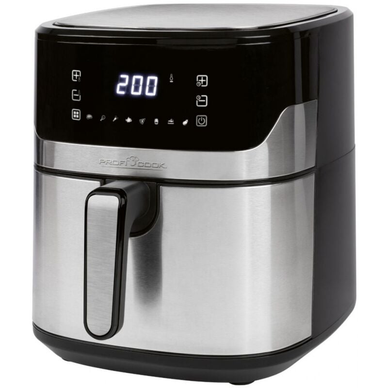 Profi Cook - ProfiCook pc-fr 1294 h Heißluft-Fritteuse edelstahl/schwarz