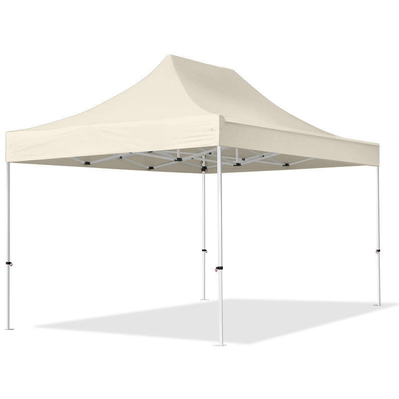 Carpasol - 3x4,5 m Faltpavillon, economy Stahl 30mm, creme