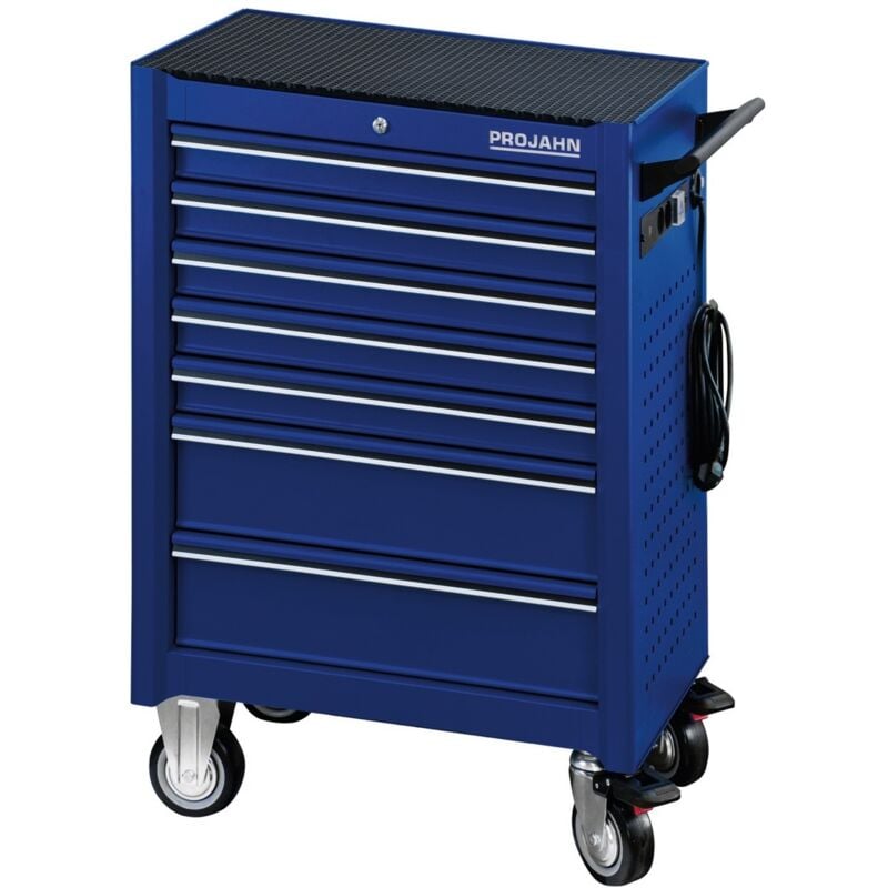 Projahn Bestückter Werkstattwagen UNIVERSE mit 7 Schubfächern und 148-tlg. Bestückung Blau