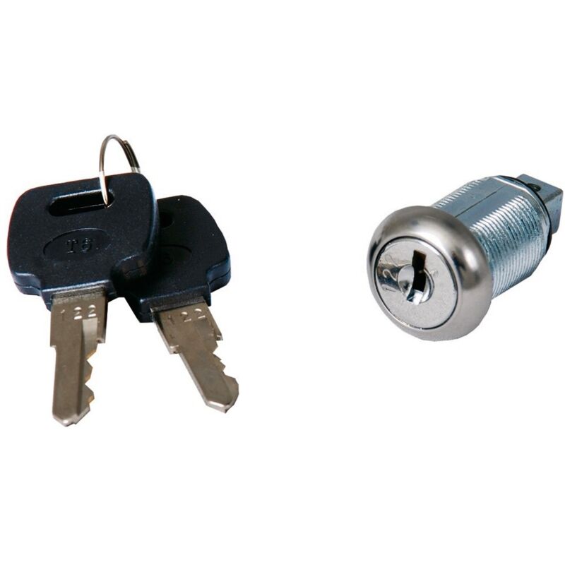 Schloss mit 2 Schlüsseln Nr. 008 für Werkstattwagen rund - Projahn